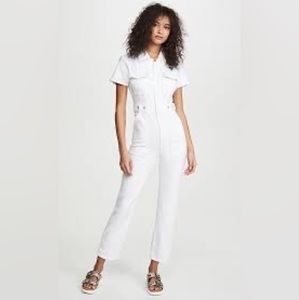 Good American fit for success white jumpsuit